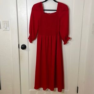 EUC Nanette by Nannette Lepore Ruby red Size 6 dress
